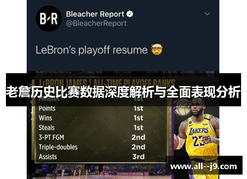 老詹历史比赛数据深度解析与全面表现分析 老詹历史比赛数据深度解析与全面表现分析